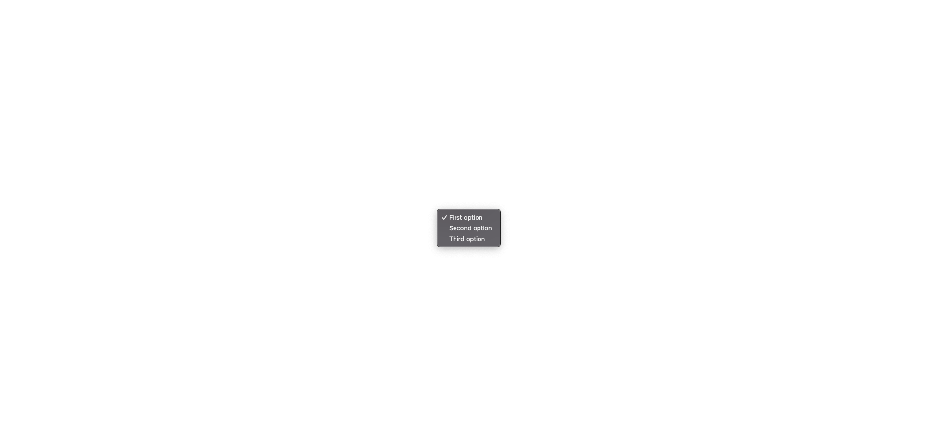 Basic select element